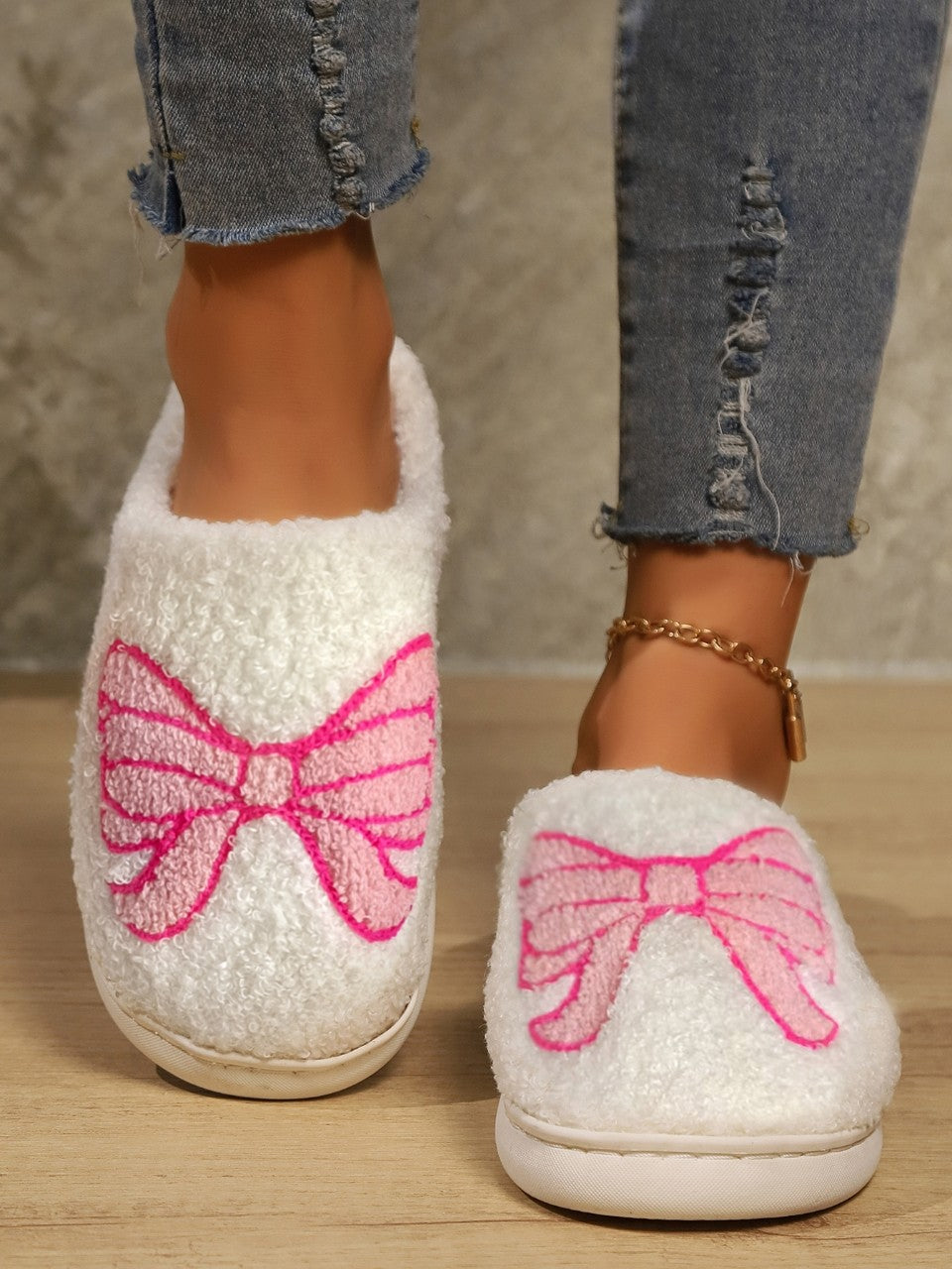 BOW SLIPPERS