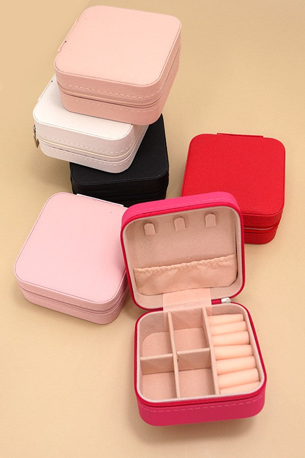 JEWELRY ORGANIZER TRAVEL BOX CASE