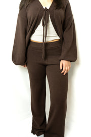 BROWN SET PANTS